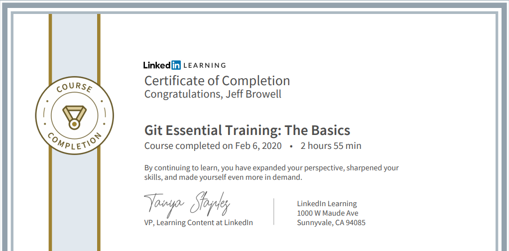 Linkedin Git Course